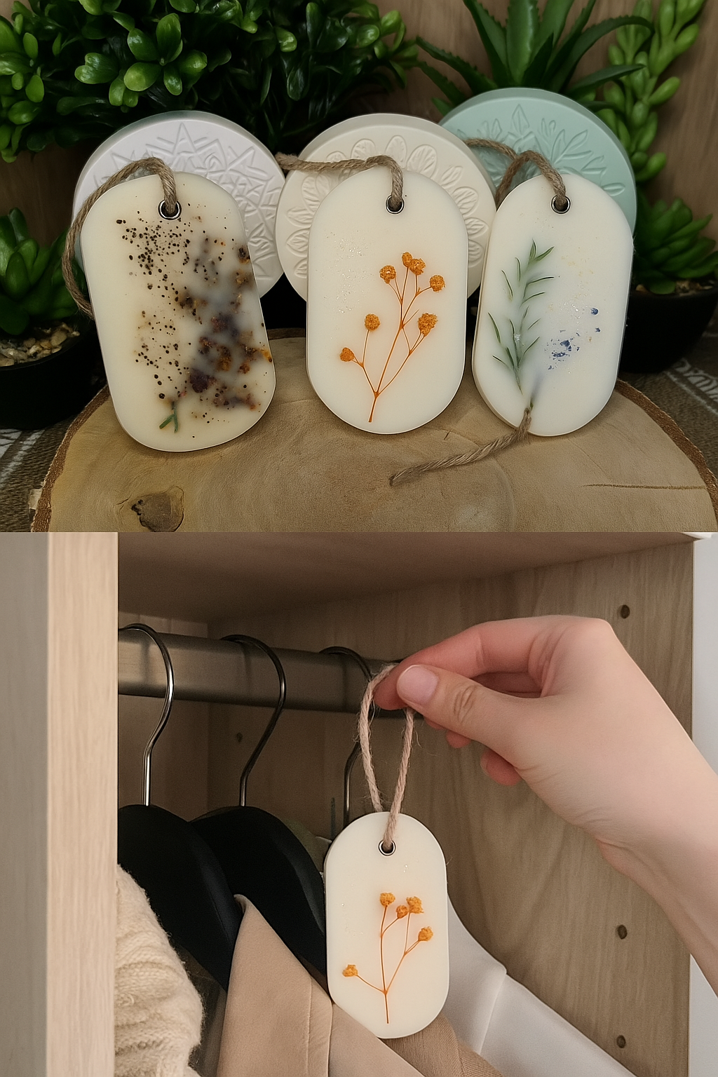 Suspension parfumée – Cire végétale de coco